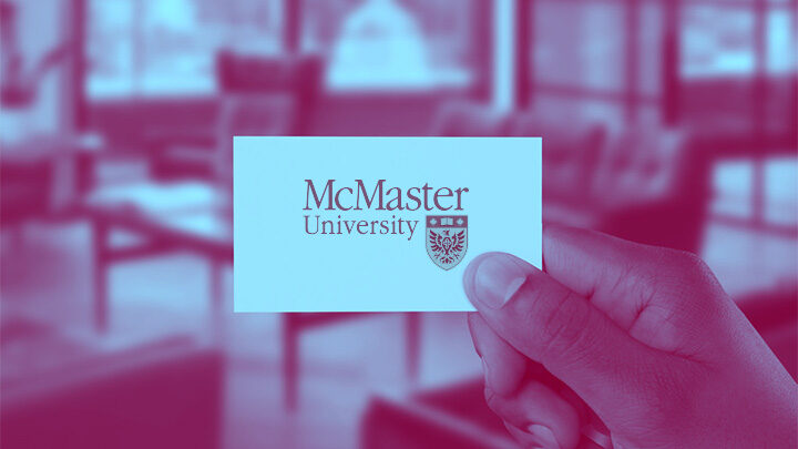 McMaster Logo on Business card