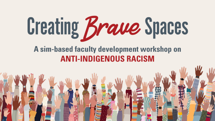 A sim-based faculty development workshop on Anti-indigenous Racism